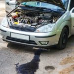 car with oil leak